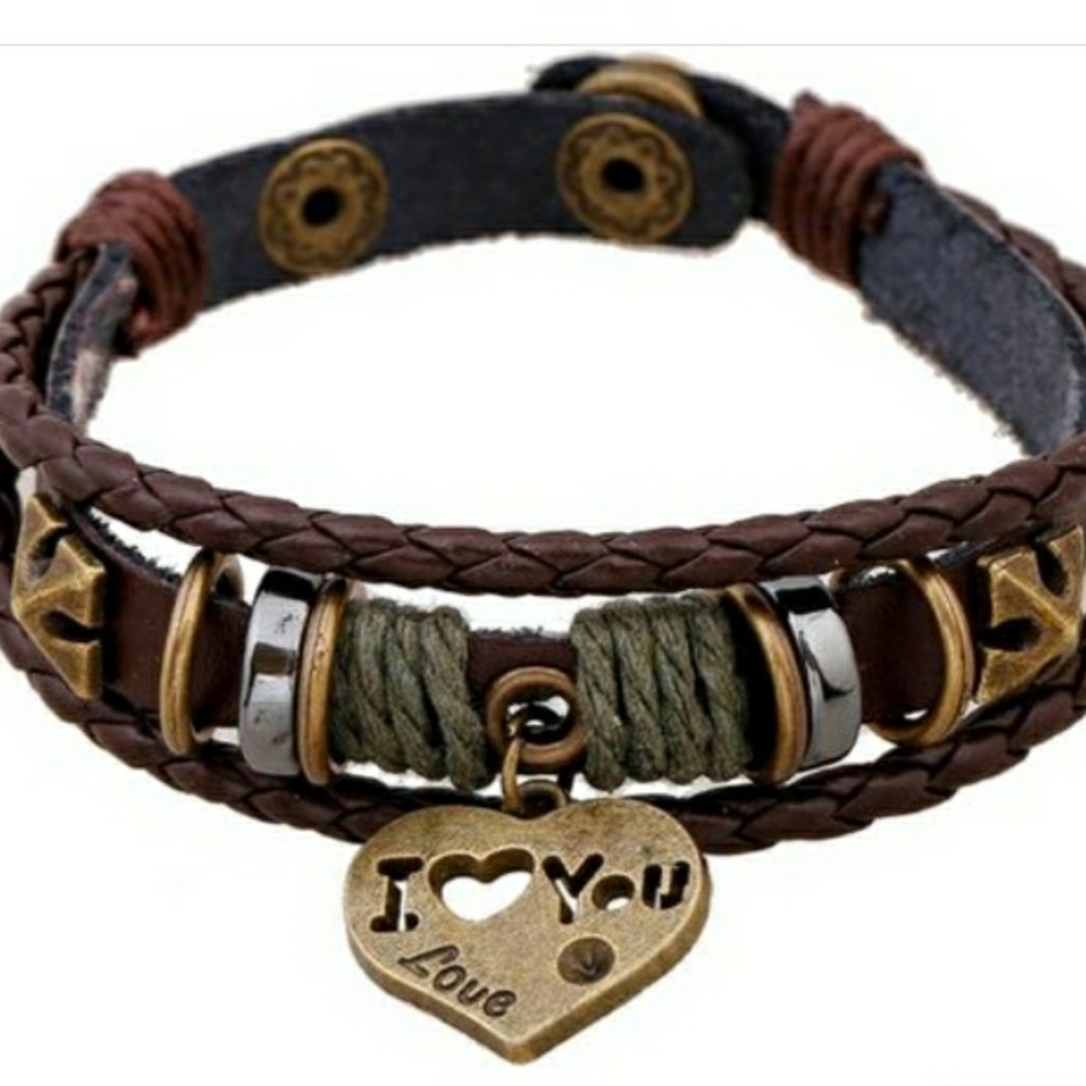 Unisex Leather Bracelet